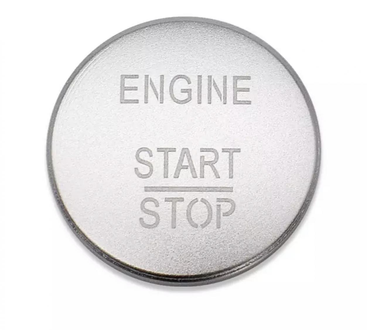 Start Stop Blende Abdeckung Rahmen in Silber Geeignet Für Mercedes Benz A B C Klasse GLA GLC GLE GL ML