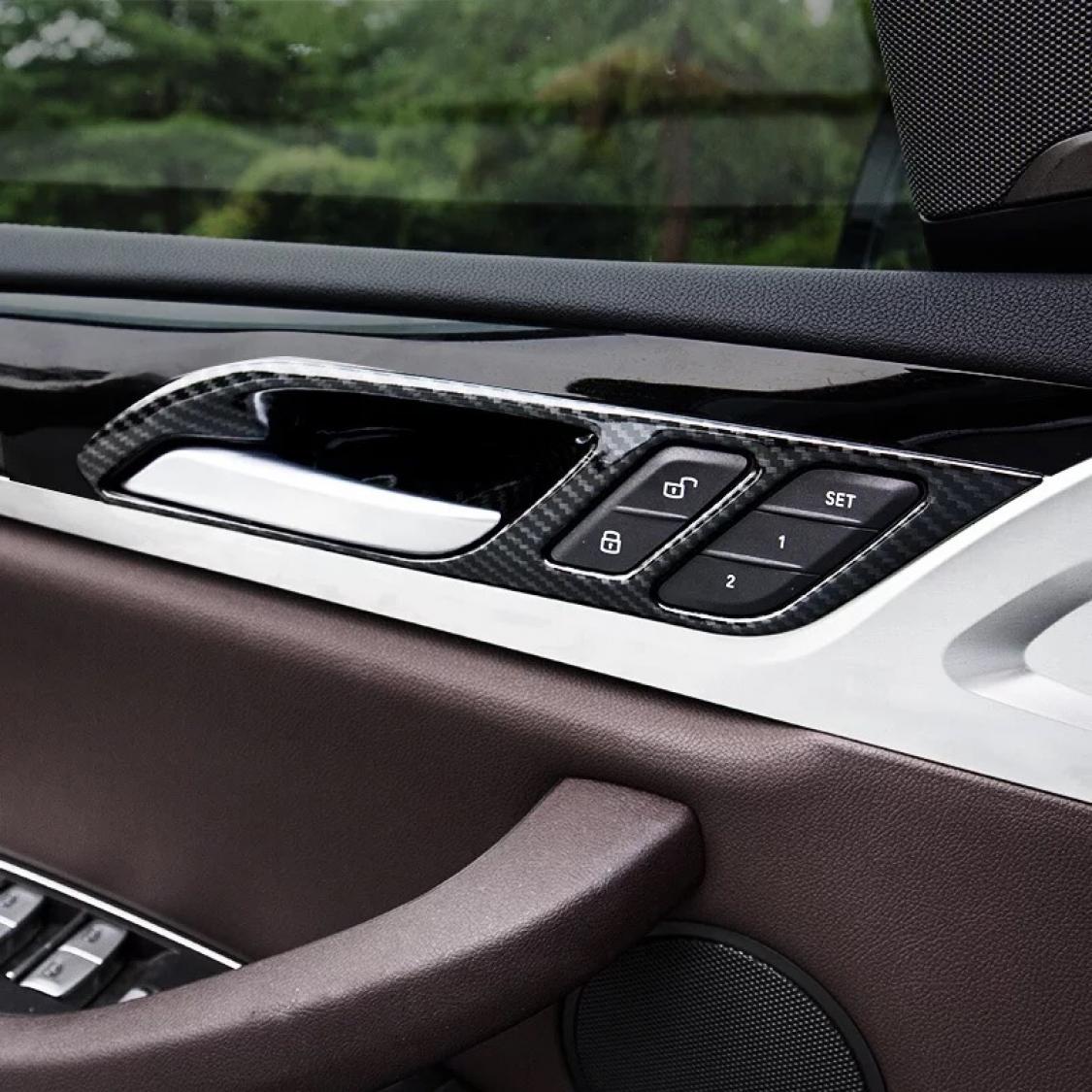 Türgriff Schalen Rahmen Blende Carbon Matt Optik Geeignet Für BMW X3 G01