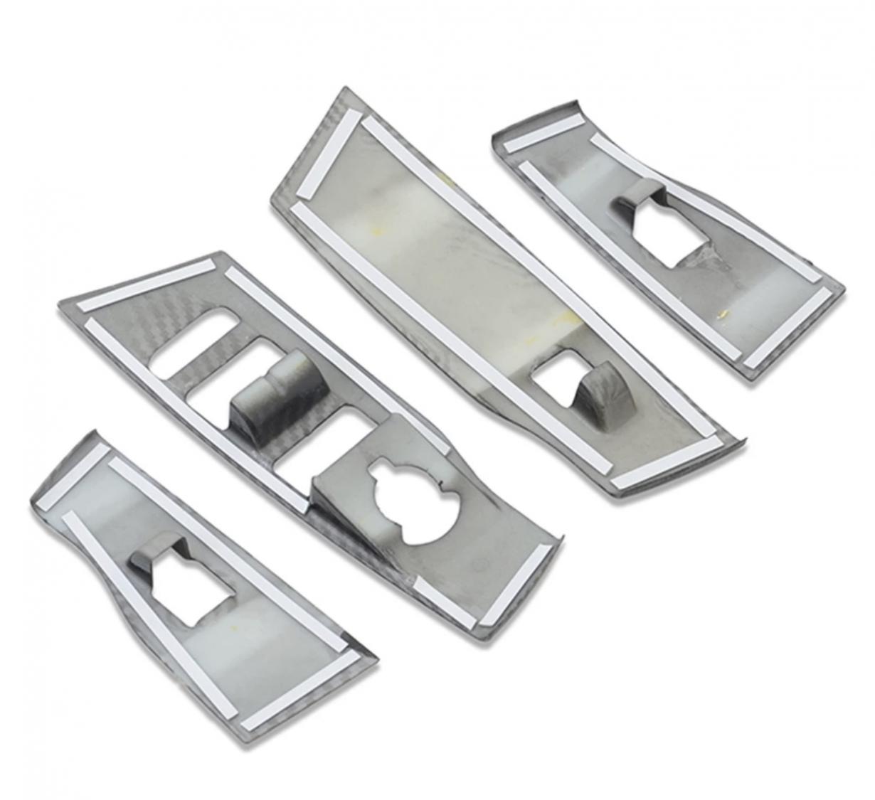 Fensterheber Rahmen Blende Abdeckung in Silber Matt Geeignet Für VW T-Cross TDI TSI