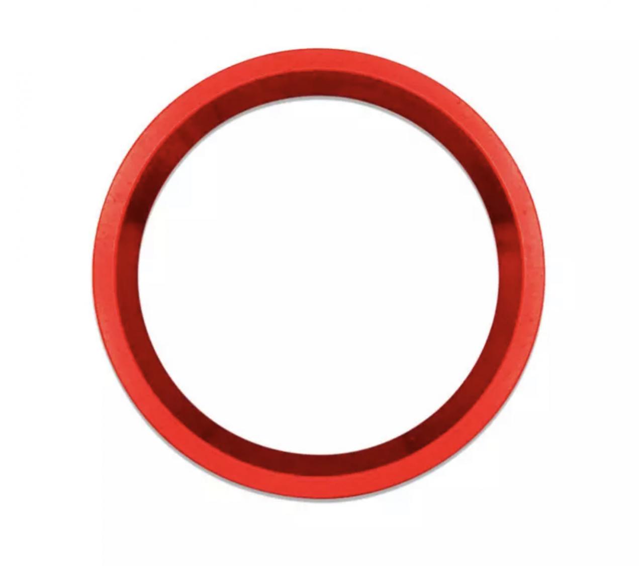 Start Stop Ring Abdeckung Alu Rot Geeignet Für VW Golf 7 Tiguan T-Roc Passat B8 Arteon Caddy