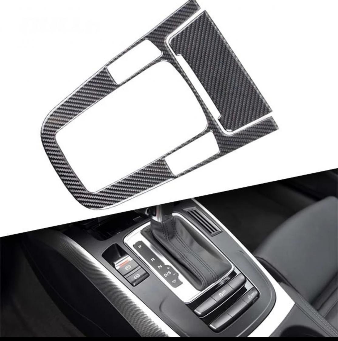 Mittelkonsole Schaltknauf Abdeckung Geeignet Für Audi A4 A5 Q5 Flex Carbon