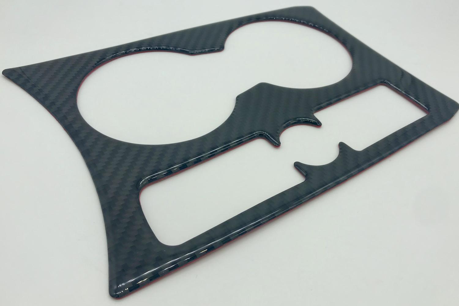 Schalttafel Becherhalter Rahmen Flex Carbon Blende Geeignet Für Audi Q3 SQ3