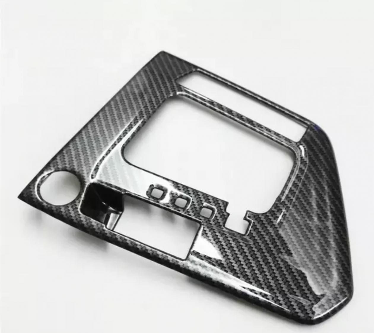 Mittelkonsole Schalttafel Automatikgetriebe mit Start Stop Knopf in Carbon Optik Geeignet Für VW Tiguan 2 AD1