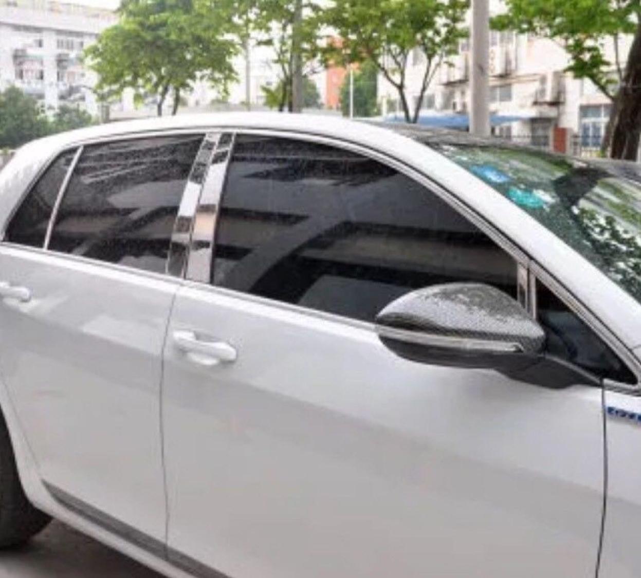 Edelstahl Chrom Säulen Rahmen Leisten Geeignet Für VW Golf 7 MK2 GTI GTD  Club Sport