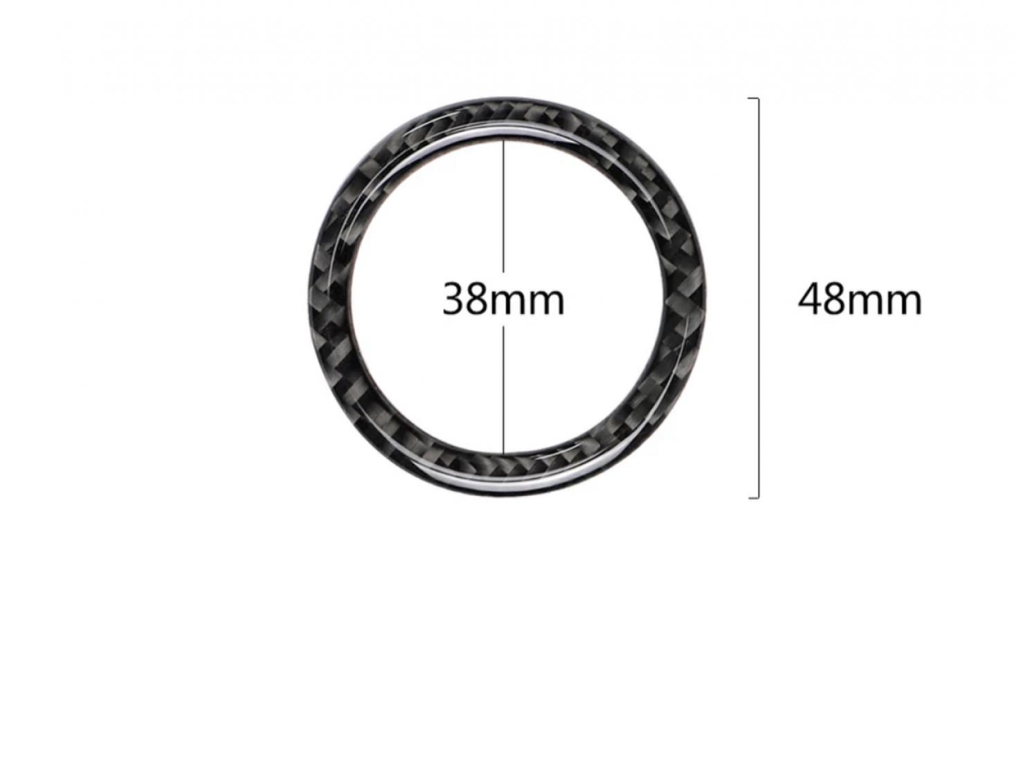 Carbon Optik Zündung Ringe Rahmen Geeignet Für Mercedes Benz E W213 S213 C W205 S205 GLC X253