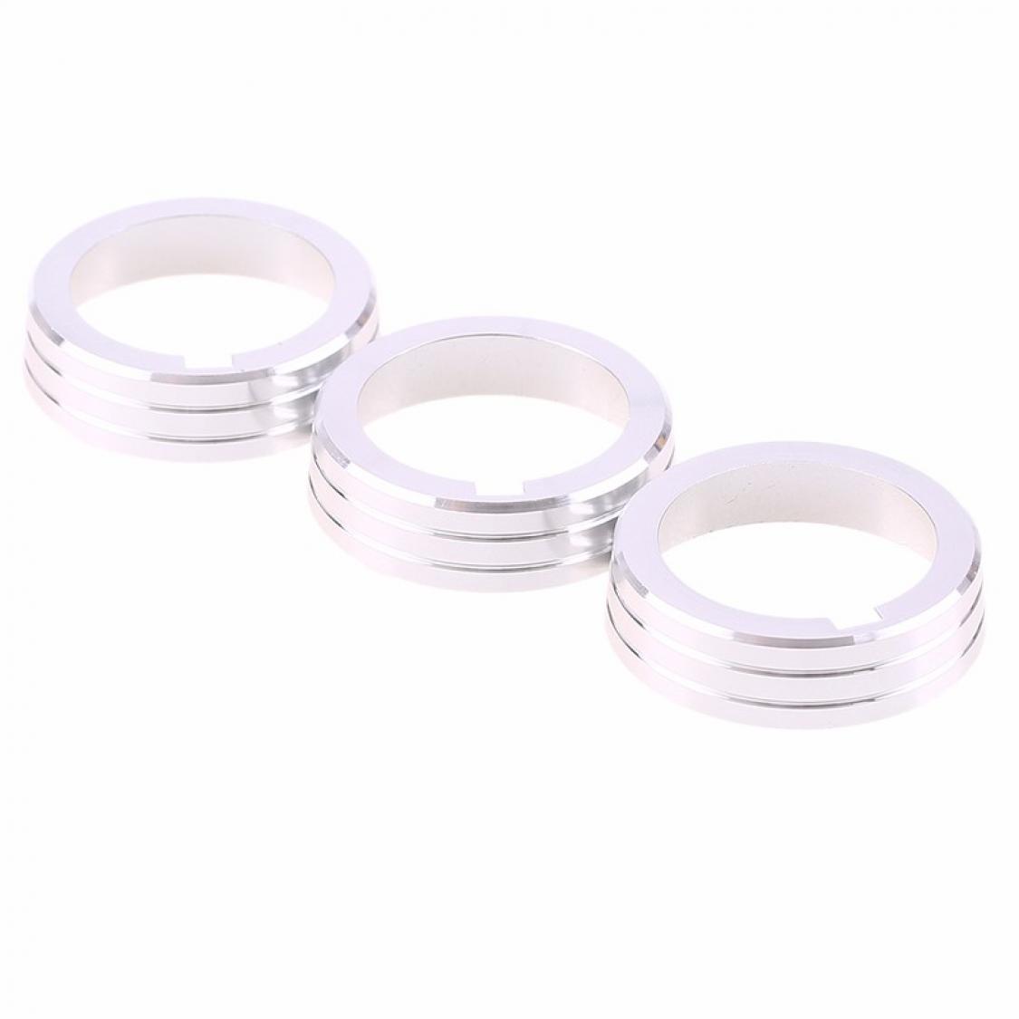 Klima Heizung Zierringe Rahmen Silber Geeignet Für Skoda Kodiaq VW Tiguan 2 AD1 Passat Touran T Roc T Cross