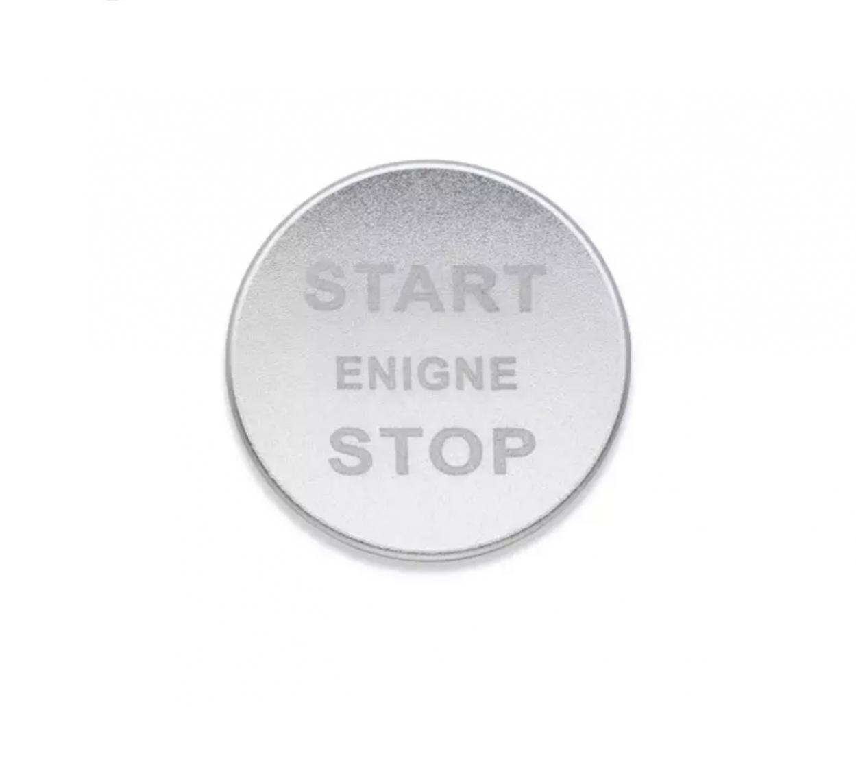 Start Stop Ring Abdeckung Alu Silber Geeignet Für Land Rover Sport Discovery Sport Velar Evoque