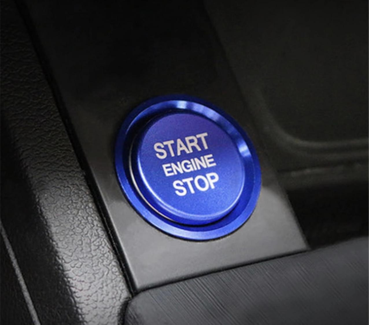 Start Stop Ring mit Druckknopf in Blau Geeignet Für Audi A4 S4 RS4 B9 A5 S5 RS5 F53 Q5 SQ5 FY A6 S6 RS6 C7 A7 S7 RS7 C8