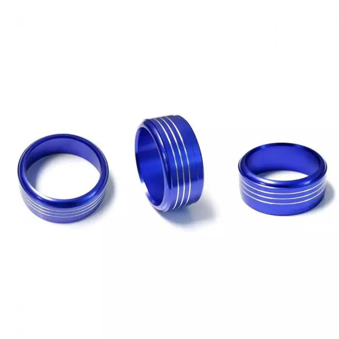 Klima Heizung Zierringe Rahmen Blau Geeignet Für Skoda Kodiaq VW Tiguan 2 AD1 Passat Touran T Roc T Cross