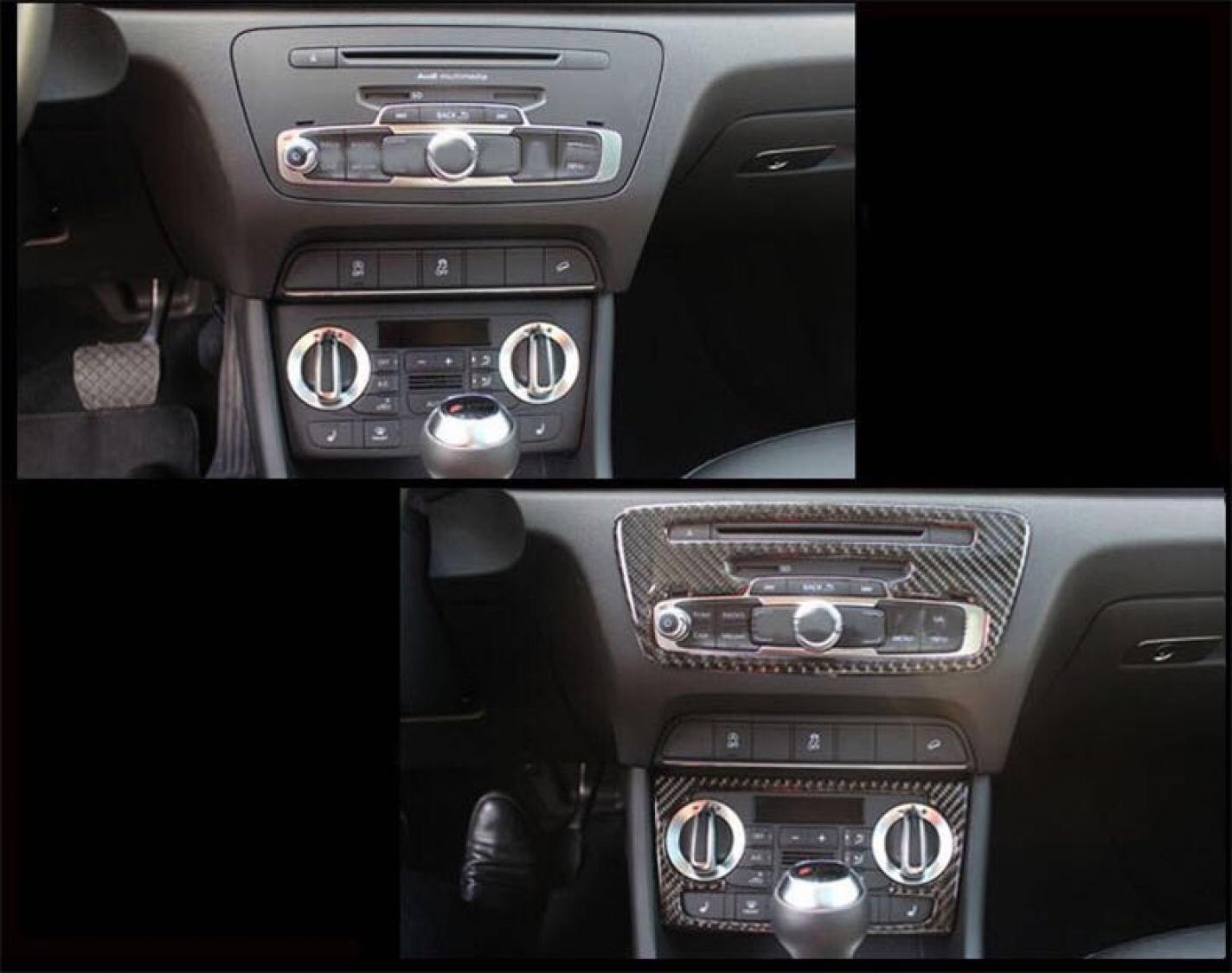 Radio Rahmen Flex Carbon Blende Geeignet Für Audi Q3 SQ3 8U