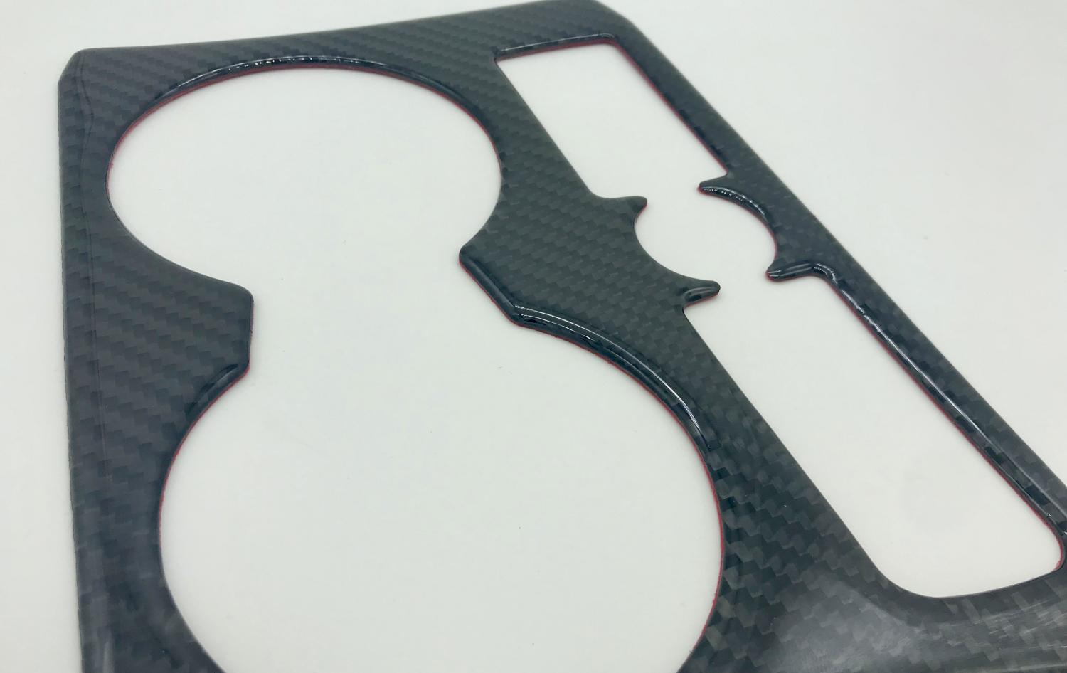 Schalttafel Becherhalter Rahmen Flex Carbon Blende Geeignet Für Audi Q3 SQ3