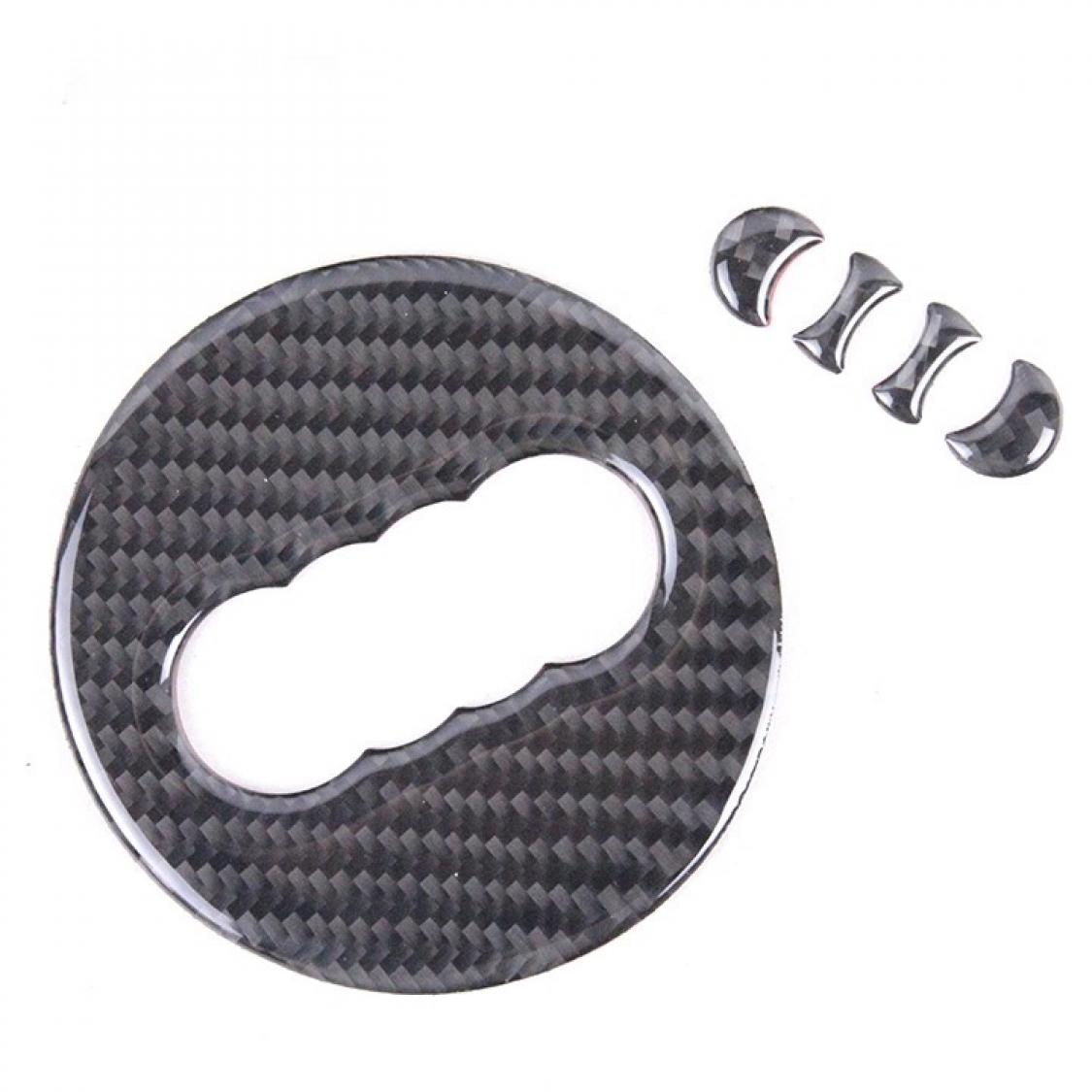 Lenkrad Logo Mittelring Blende Flex Carbon Optik Geeignet Für Audi A1 A3 A4 A5 A6 A7 Q2 Q3 Q5 Q7