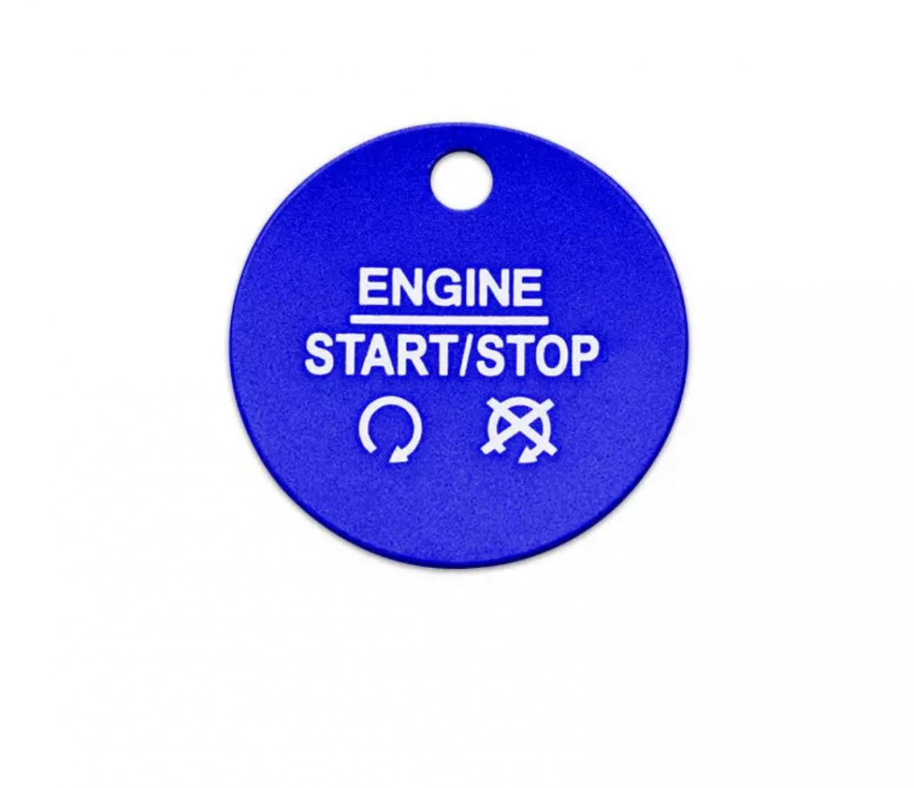 Start Stop Ring Abdeckung Alu Blau Geeignet Für Ford Fiesta Focus Ecosport Mondeo Escape Explorer