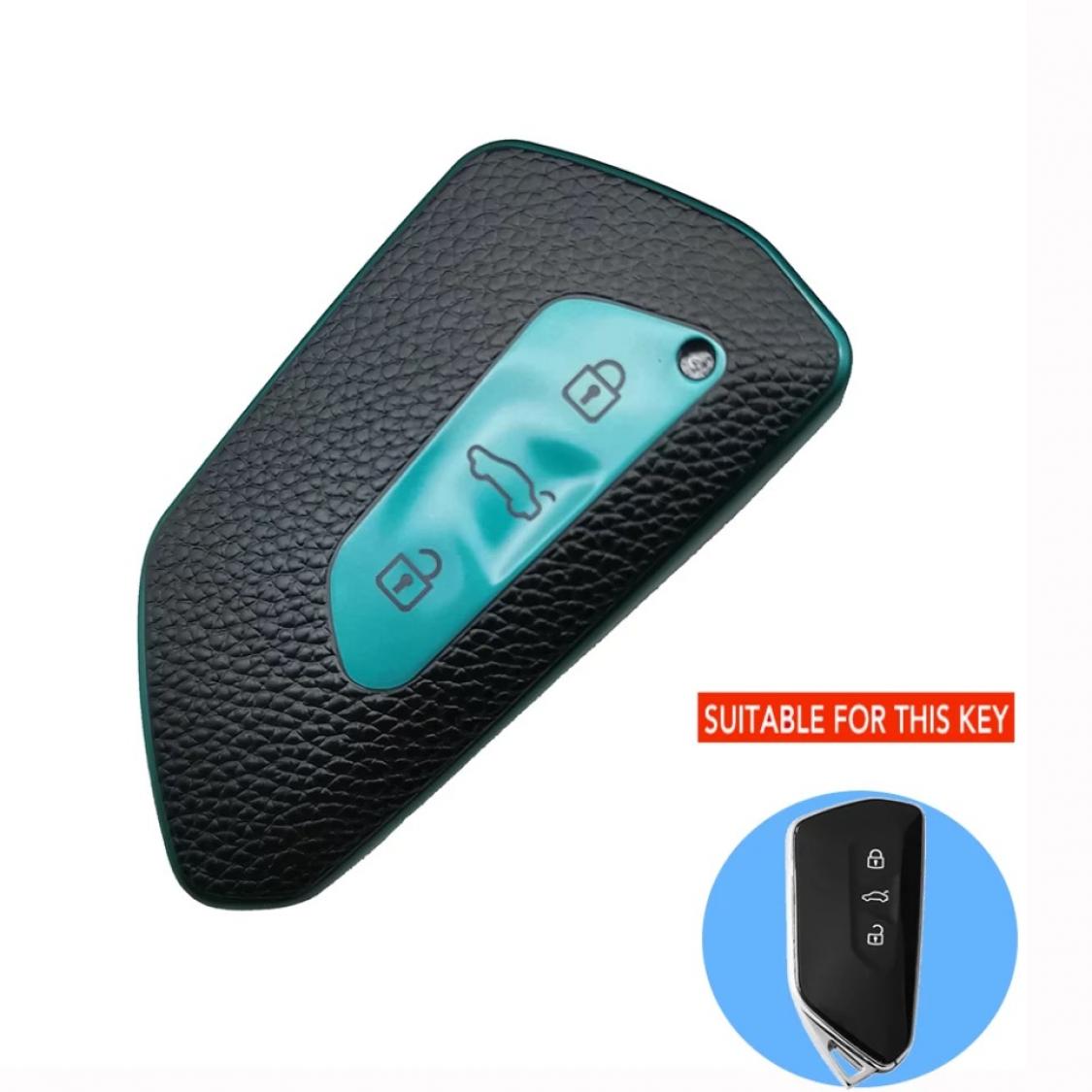 Smart Schlüssel Gummi Schlüsselhülle in Grün Geeignet Für VW Golf 8