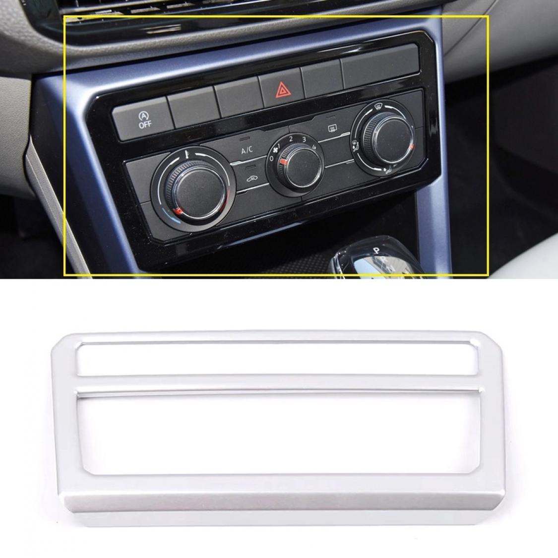 Klima Regler Heizung Rahmen Blende Abdekcung Silber Matt Geeignet Für VW T-Cross TSI TDI  4Motion