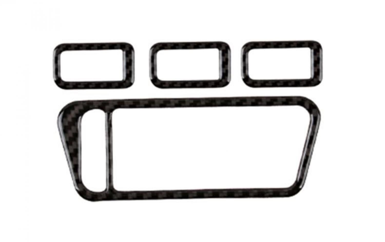 Fensterheber Rahmen Carbon Flex Blende Geeignet Für VW Golf 7 GTI GTD R Club Sport