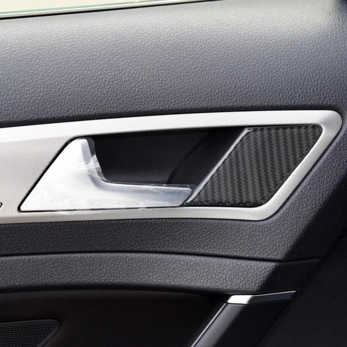 Carbon Optik Türgriff  Blende Abdeckung Rahmen Geeignet Für VW Golf 7 GTI GTD R Club Sport TDI TSI