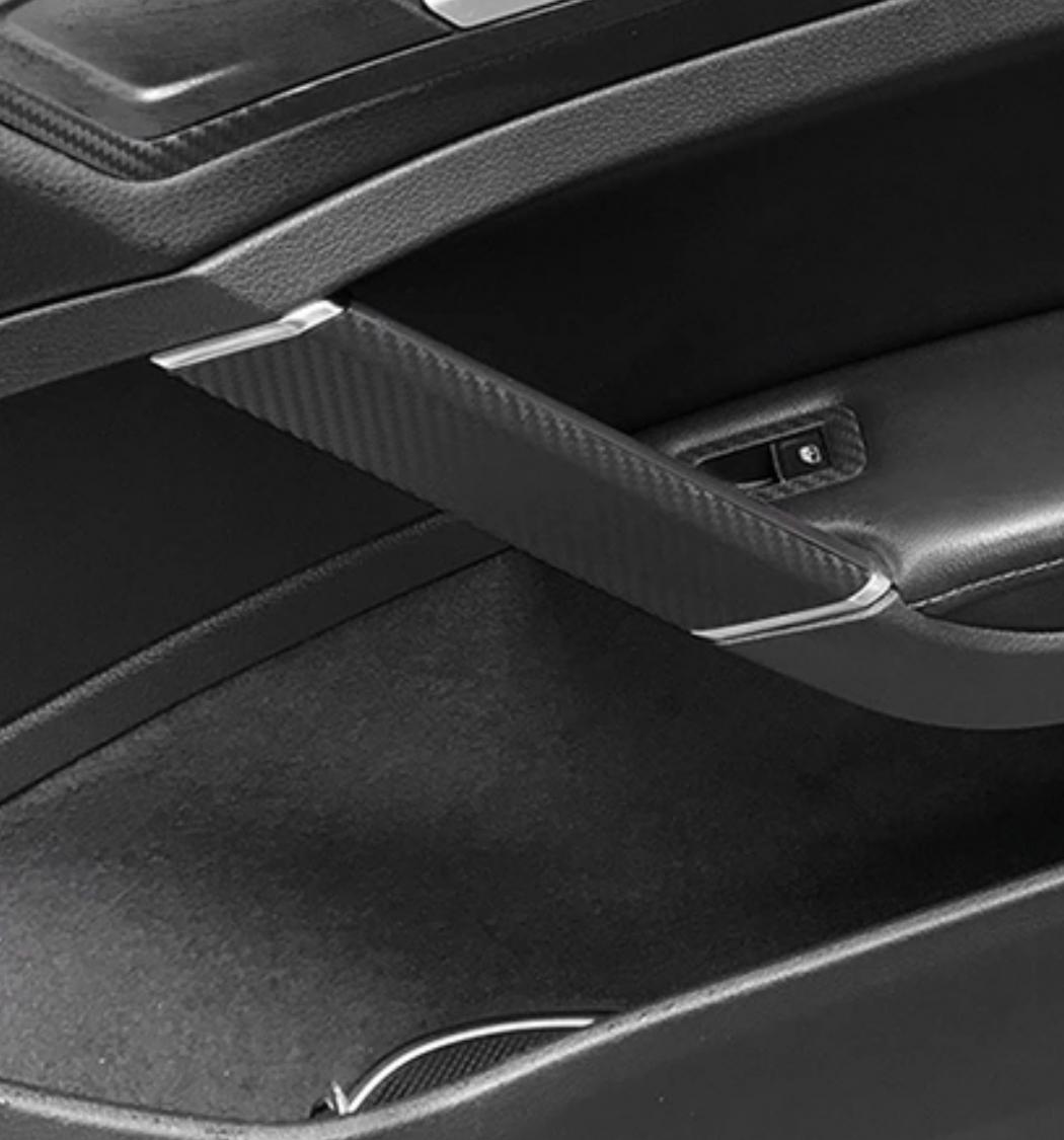 5D Carbon Folie Geeignet Für Handgriffen Geeignet Für VW Golf 7 Vier Türen in Schwarz