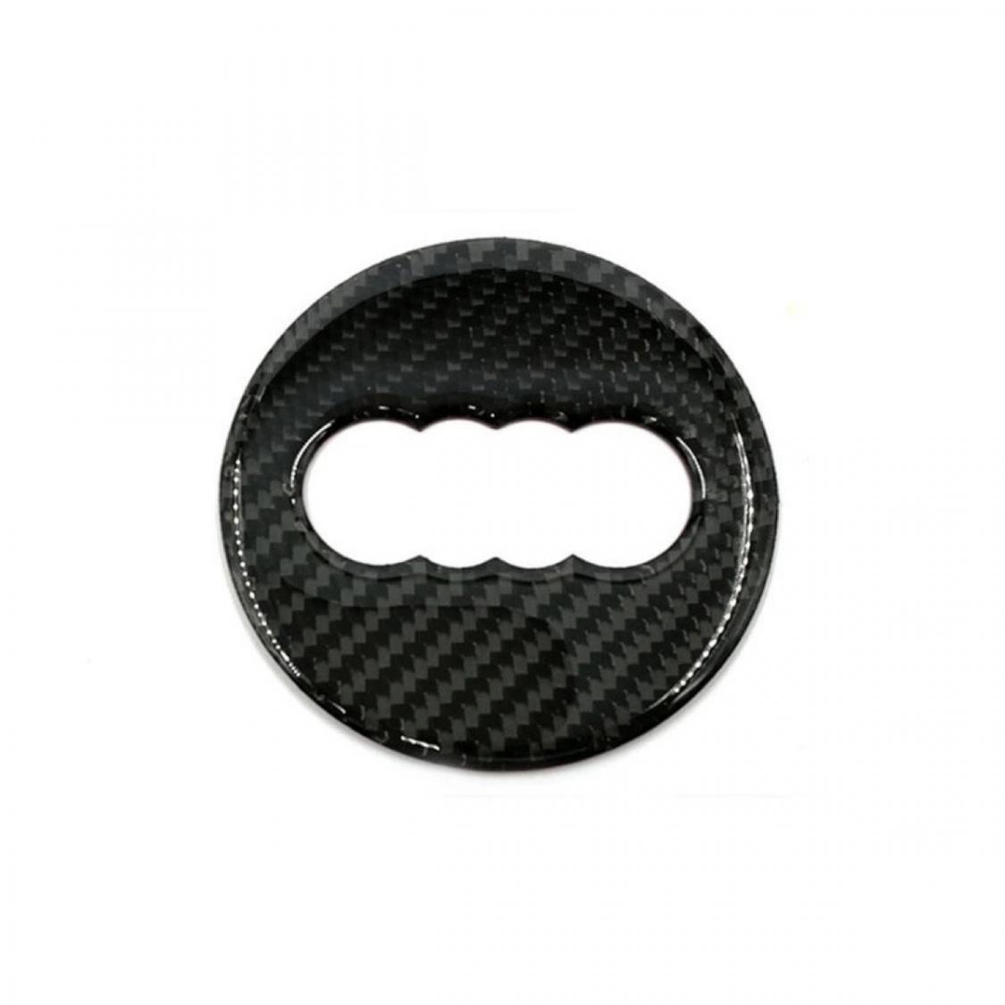 Lenkrad Logo Mittelring Blende Flex Carbon Optik Geeignet Für Audi A4 B9 A5 F53 F57 F5A A7 4KA Q5 FY Q7 4M