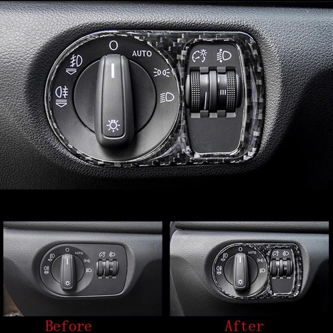 Lichtschalter Blende in Carbon Flex Geeignet Für Audi Q3 8U
