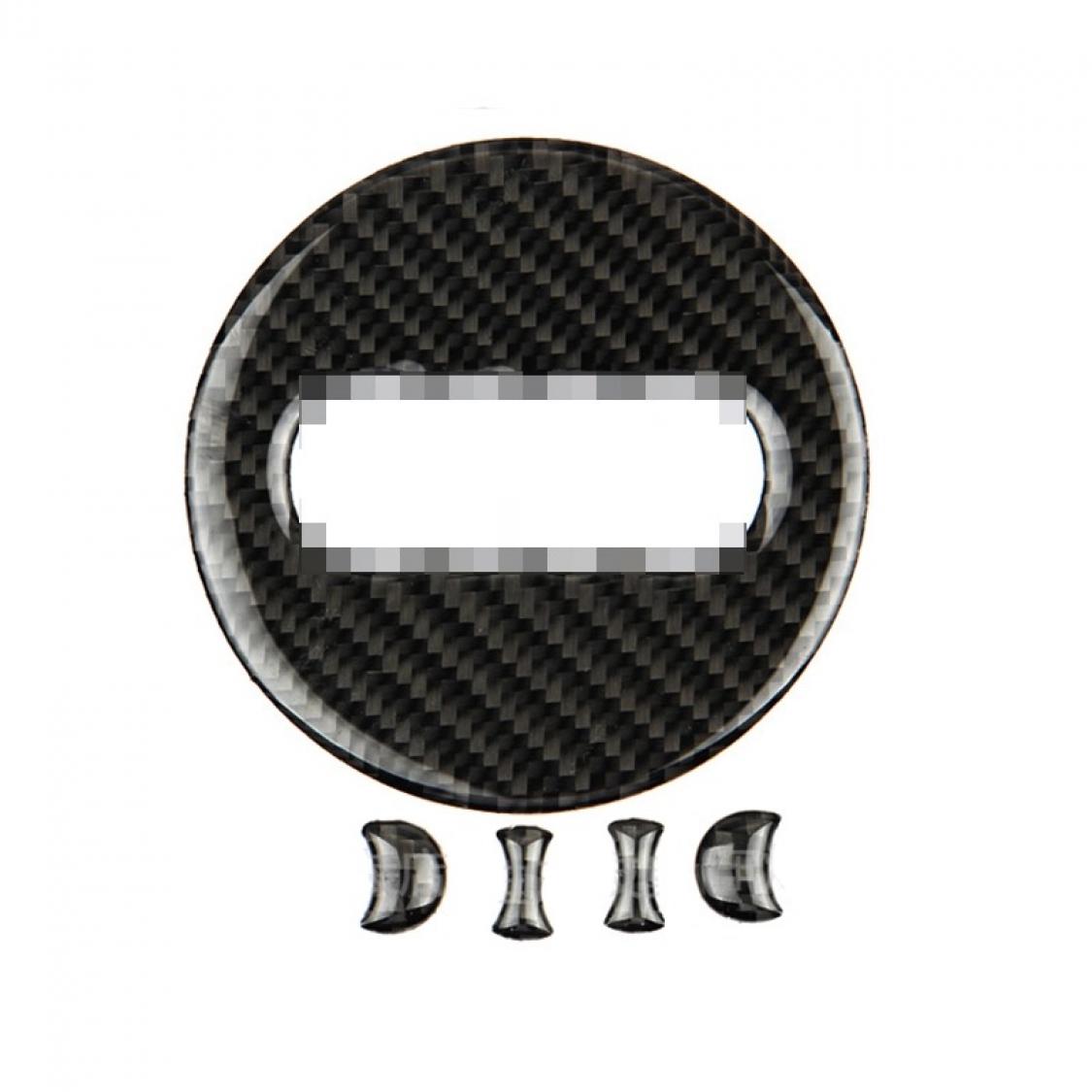 Lenkrad Logo Mittelring Blende Flex Carbon Optik Geeignet Für Audi A1 A3 A4 A5 A6 A7 Q2 Q3 Q5 Q7