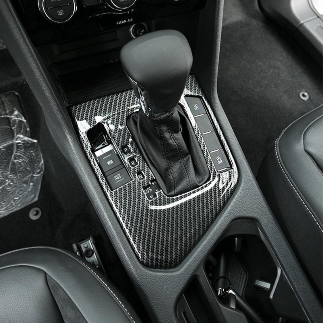 Mittelkonsole Schalttafel Automatikgetriebe ohne Start Stop Knopf in Carbon Optik Geeignet Für VW Tiguan 2 AD1