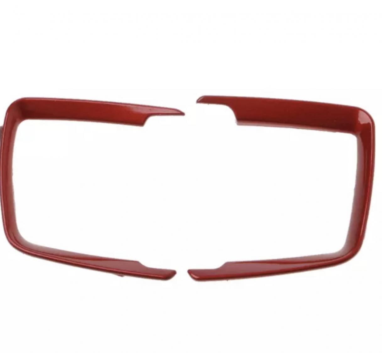 Lichtschalter Rahmen Blende ABS Rot Optik Geeignet Für BMW 3er F30 F31 F34 3GT 4er F36