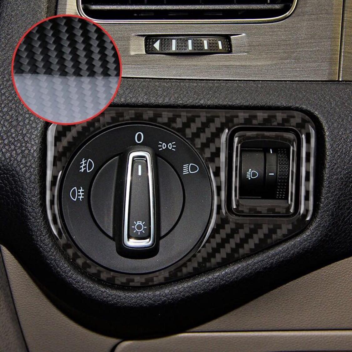 Lichtschalter Rahmen Flex Carbon Blende Geeignet Für VW Golf 7 GTI GTD R Club Sport Sportvan