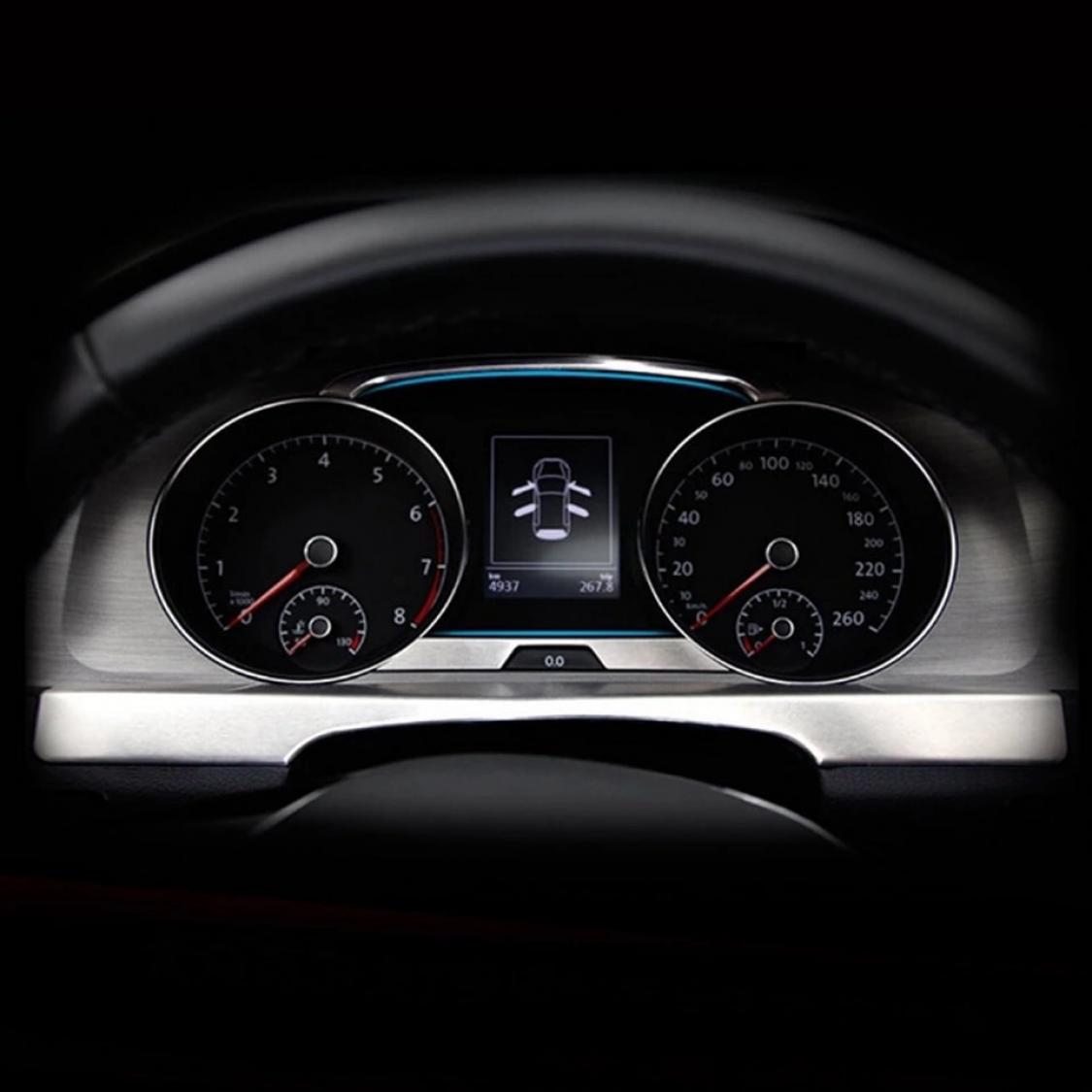 Edelstahl Tacho Rahmen Blende Geeignet Für VW Golf 7 MK7 GTI GTD GTE TDI TSI  R Club Sport