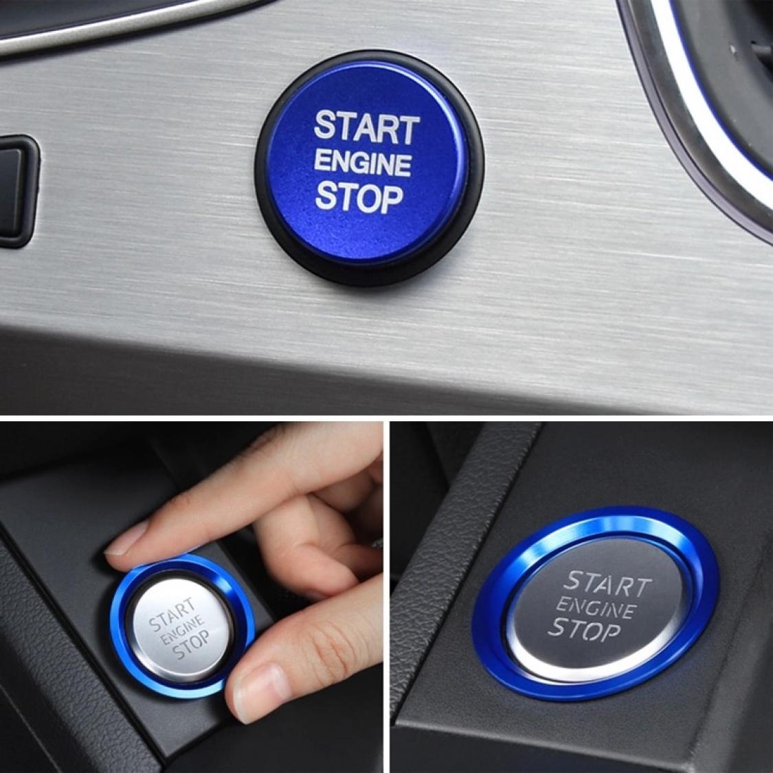 Start Stop Ring mit Druckknopf in Blau Geeignet Für Audi A4 S4 RS4 B9 A5 S5 RS5 F53 Q5 SQ5 FY A6 S6 RS6 C7 A7 S7 RS7 C8