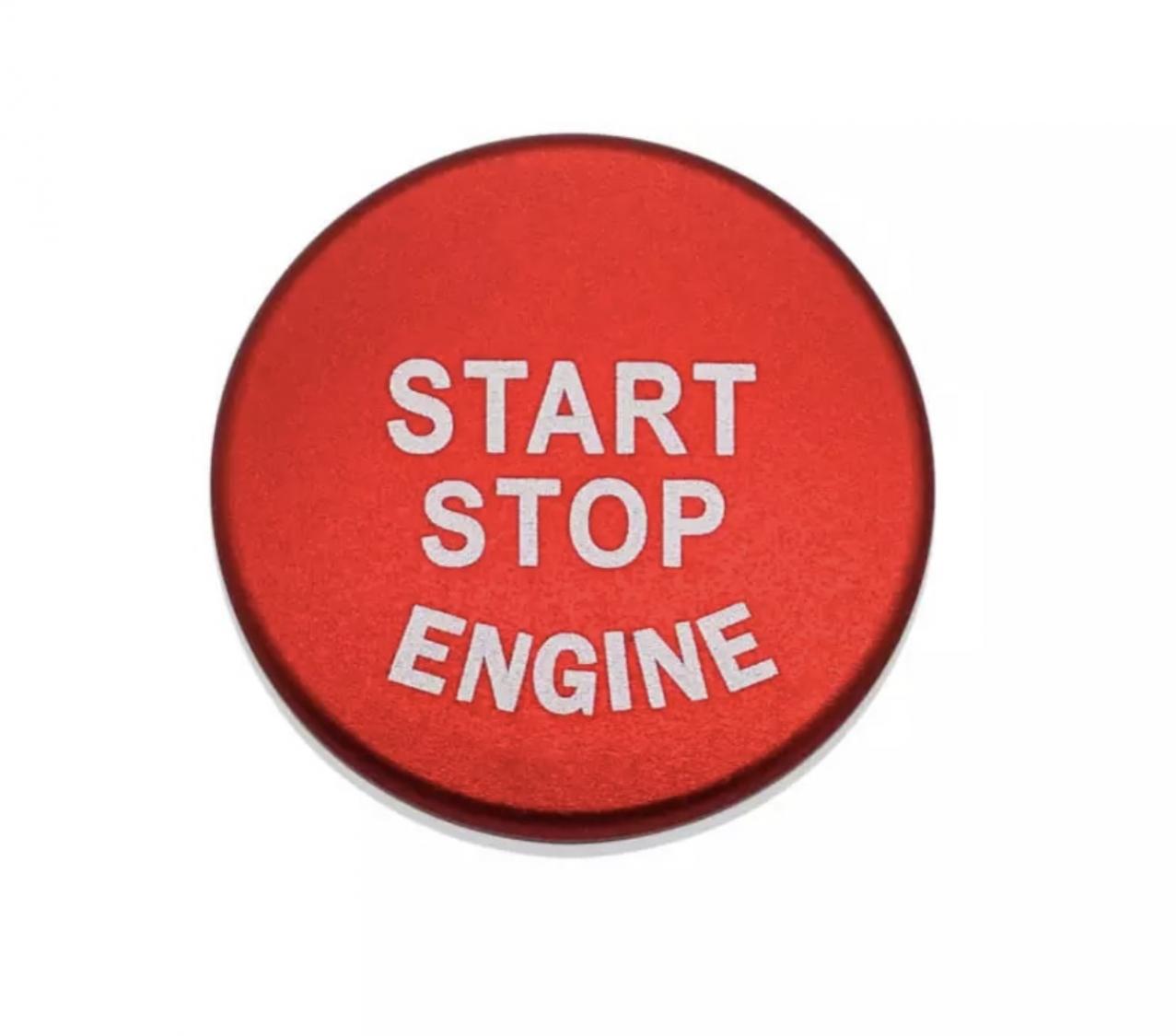 Start Stop Ring mit Druckknopf in Rot Geeignet Für BMW 1er 2er 3er 4er 5er 6er 7er X1 X3 X4 X5 X6 GT