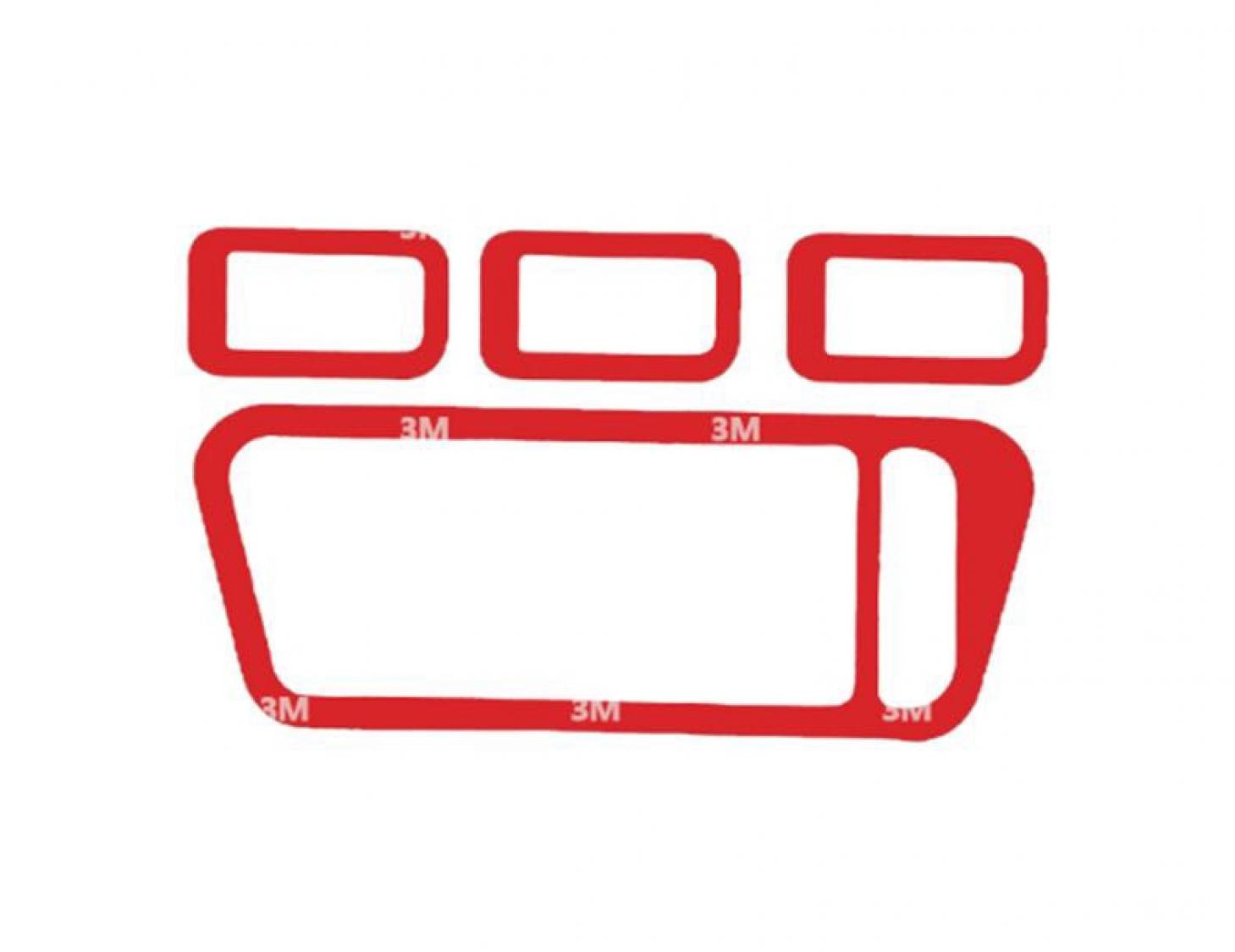 Fensterheber Rahmen Carbon Flex Blende Geeignet Für VW Golf 7 GTI GTD R Club Sport