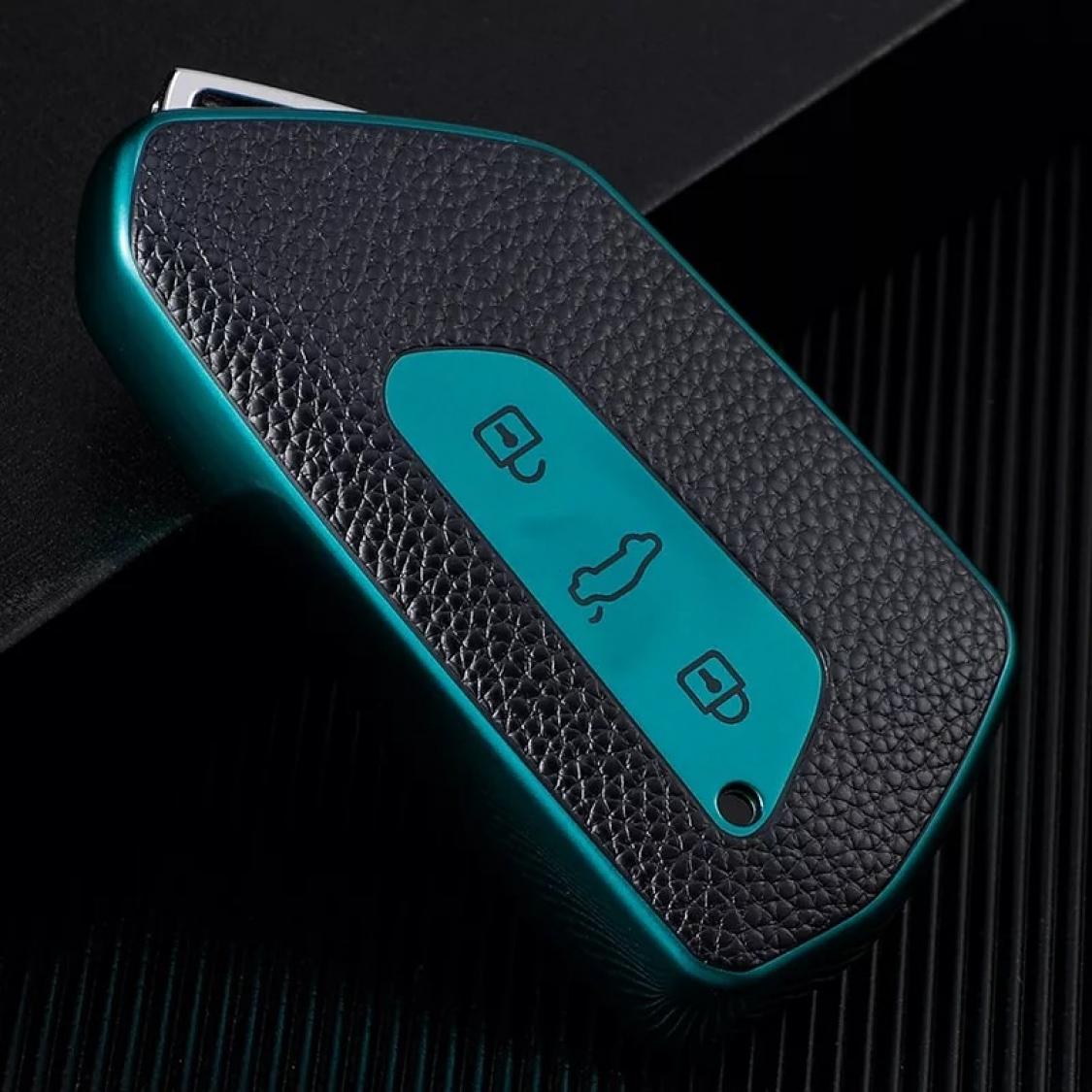 Smart Schlüssel Gummi Schlüsselhülle in Grün Geeignet Für VW Golf 8