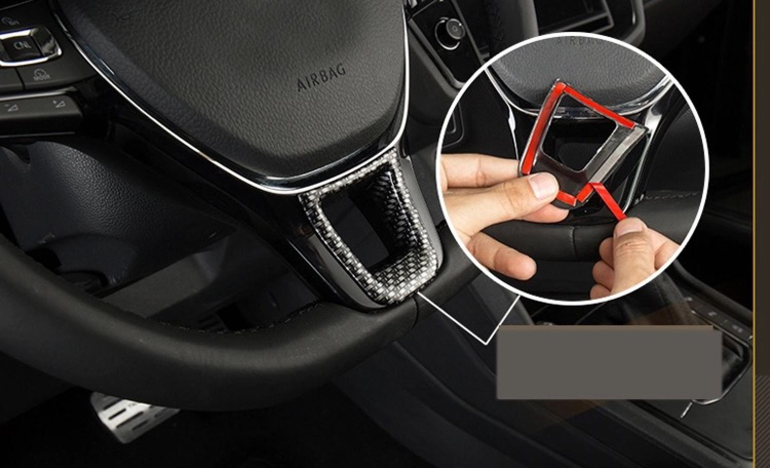 Lenkrad Abdeckung Rahmen ABS Chrom Geeignet Für VW Golf 7 GTI GTD  Tiguan Sportvan Passat Arteon TDI TSI