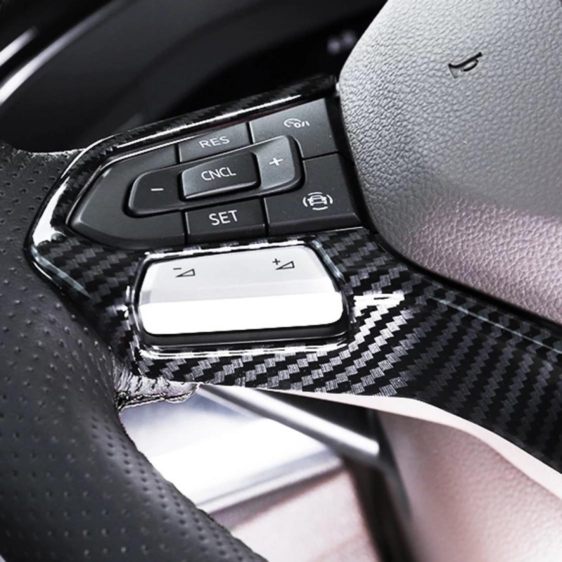 Lenkrad Rahmen Abdeckung Blende Carbon Optik Geeignet Für VW Golf 8