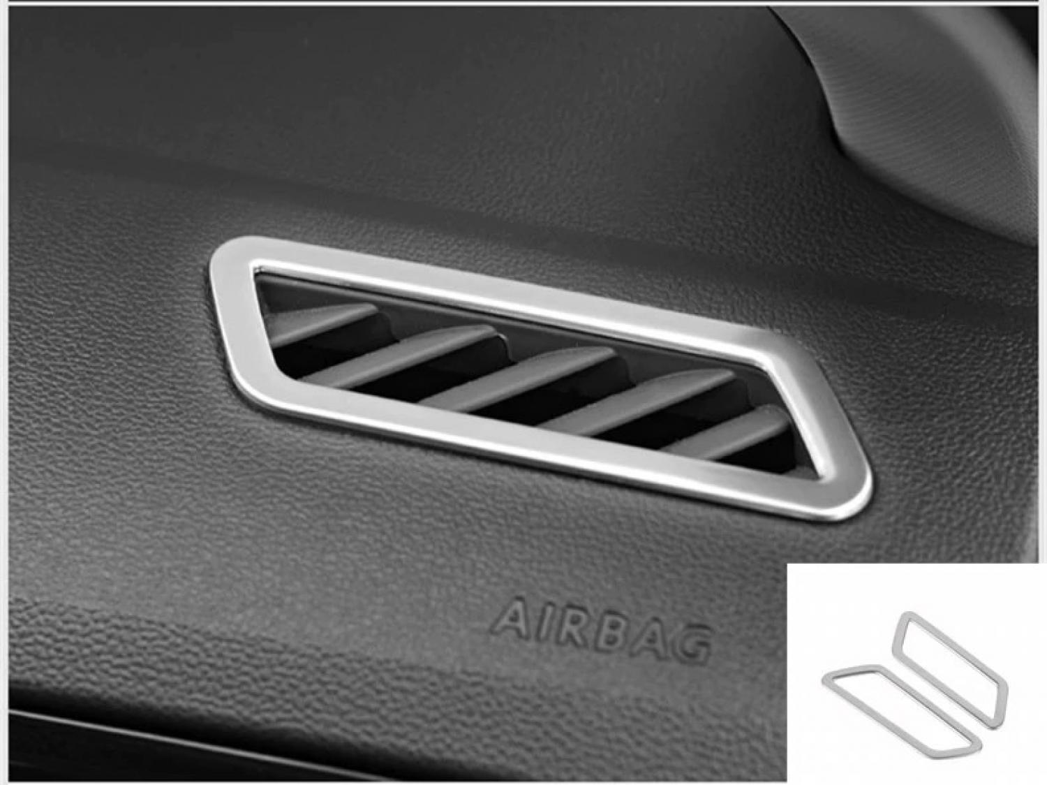 Edelstahl Lüftung Rahmen Blende Abdeckung Geeignet Für VW T-Cross TDI TSI