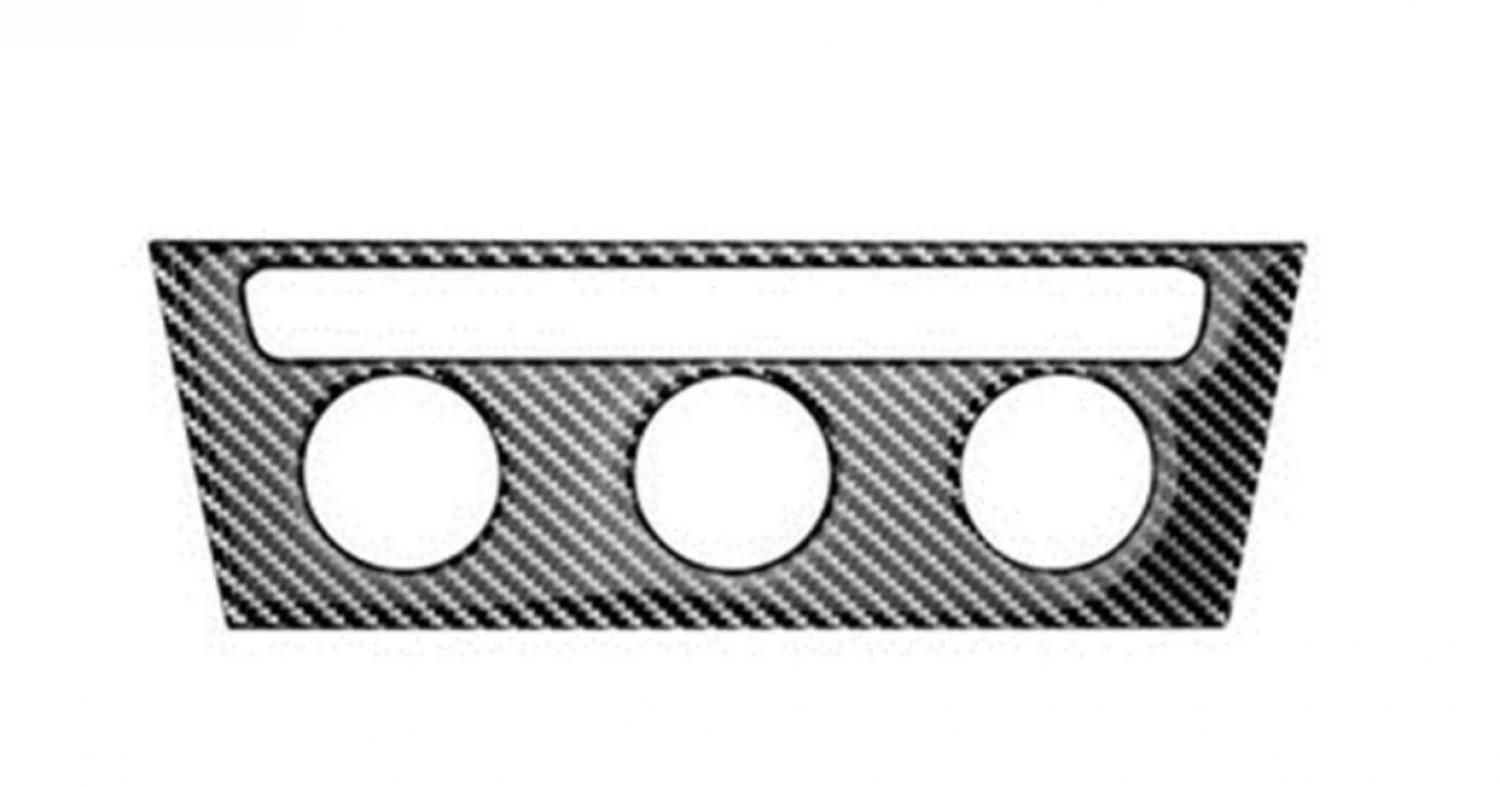 Klima Heizung Blende Rahmen in Carbon Flex Geeignet Für VW Passat B8 TDI TSI