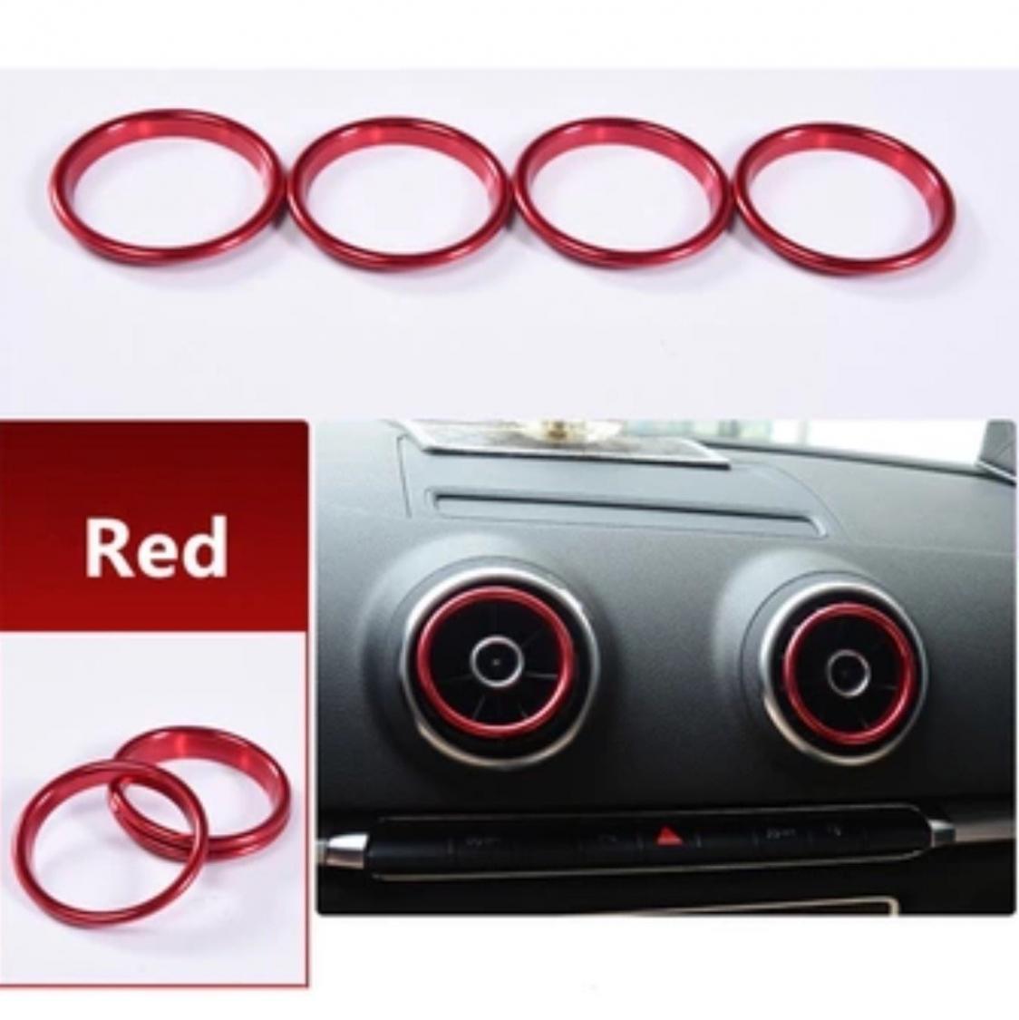 Ringe Lüftungsregler Geeignet Für Audi A3 S3 RS3 Rot