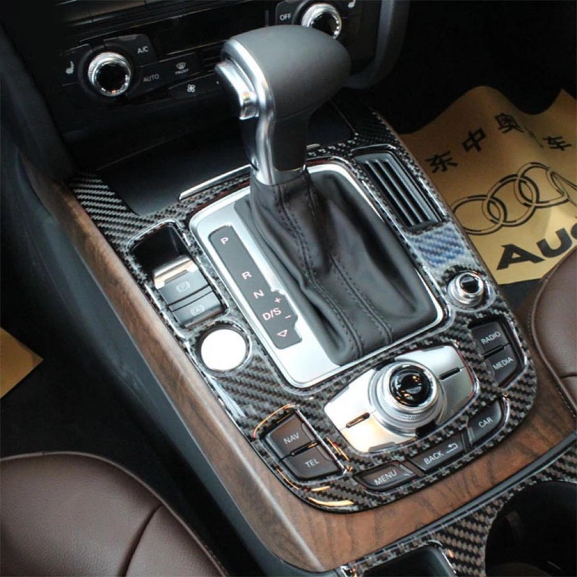 Mittelkonsole Schaltknauf Abdeckung Geeignet Für Audi A4 A5 Q5 Flex Carbon Optik