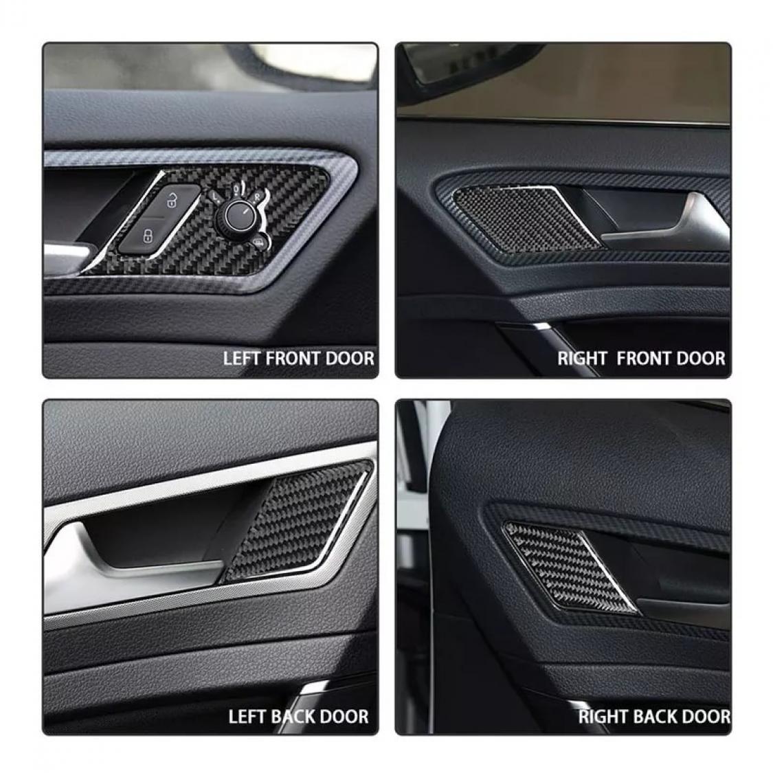 Carbon Optik Türgriff  Blende Abdeckung Rahmen Geeignet Für VW Golf 7 GTI GTD R Club Sport TDI TSI
